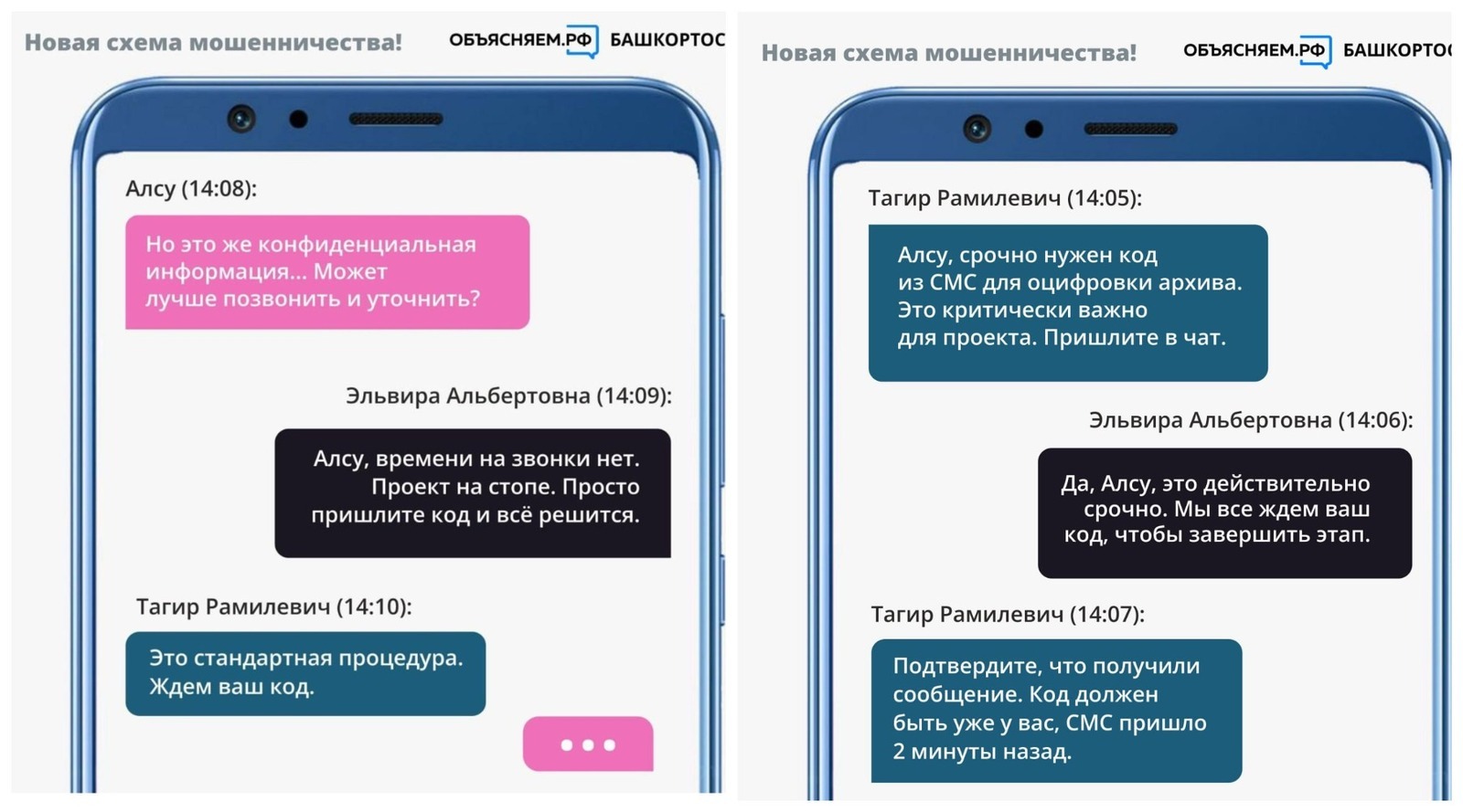 Мошенниклар гражданнарны ялган эш чатлары аша алдыйлар