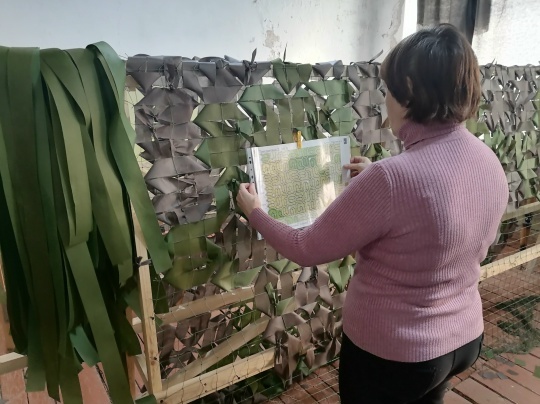 Знаменка  маскировка челтәре үрүчеләре тәҗрибә уртаклаша