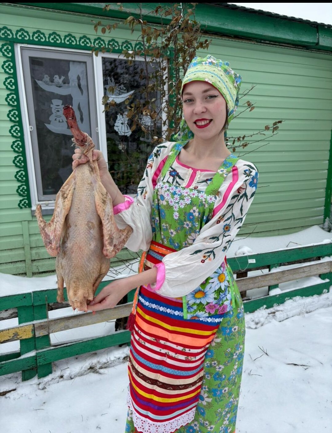 Авылда каз өмәсе