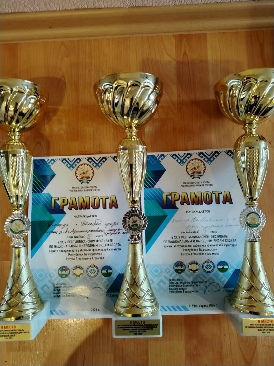 Бәләбәй спортчылары – лаеклы бүләкле урында