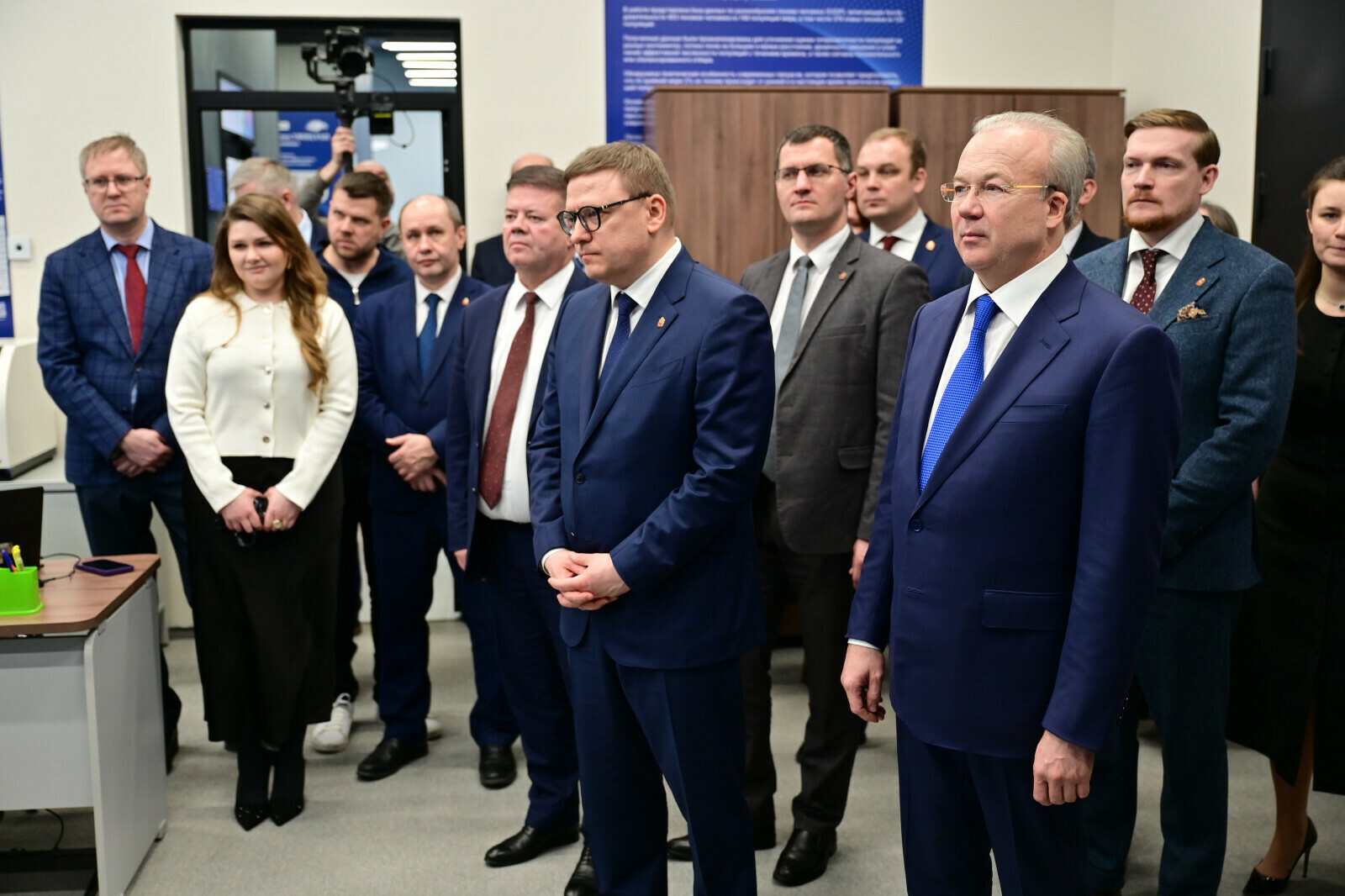 Андрей Назаров һәм Алексей Текслер Уфада геном үзәге мәйданчыгында булдылар