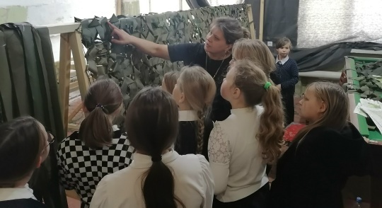 Знаменка  маскировка челтәре үрүчеләре тәҗрибә уртаклаша