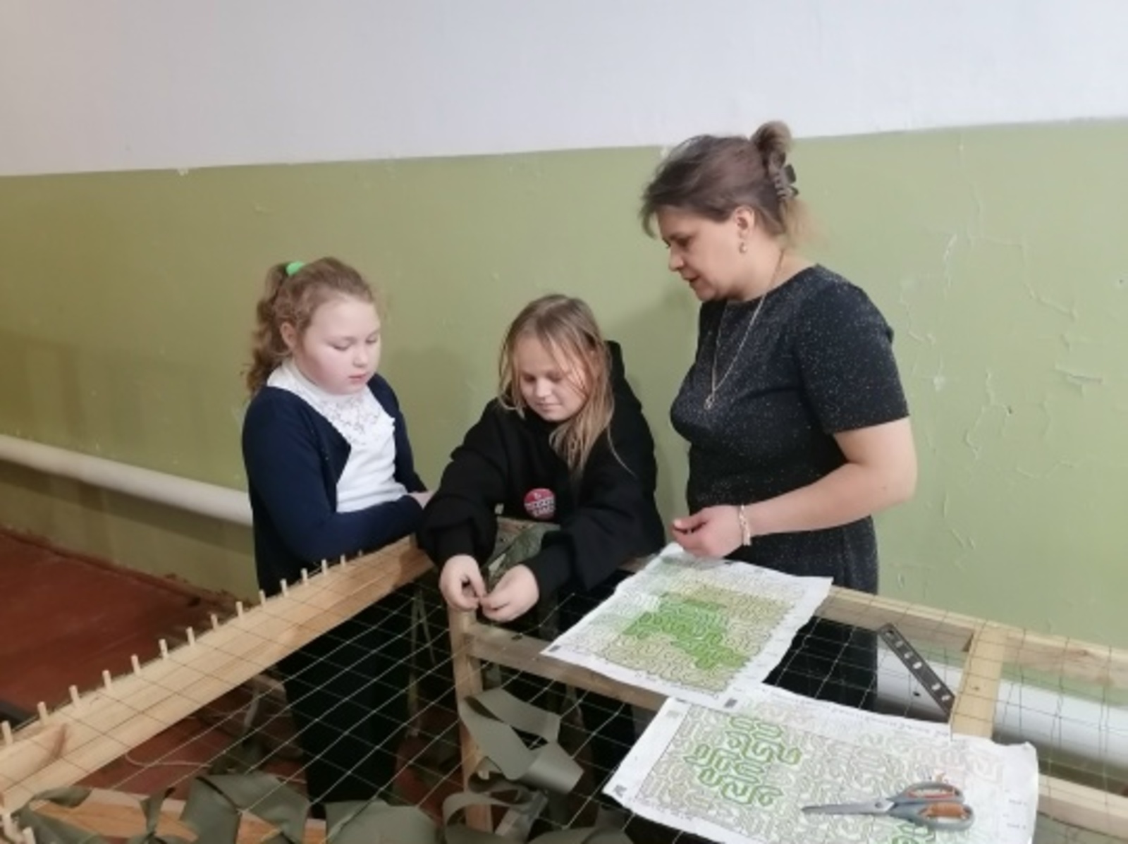 Знаменка  маскировка челтәре үрүчеләре тәҗрибә уртаклаша